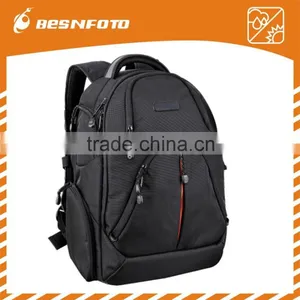 Hot Sell Black Nylon Pro Camera Backpack Dslr 4lens and Laptop thumbnail-1