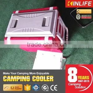 Camping Cooler Box With Fold-able Table and Chair thumbnail-1