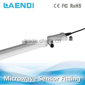 Super Bright 100lm/w Motion Sensor Led Tri Proof Light Fitting 5ft 40w CRI>80 PF>0.95 thumbnail-1