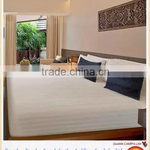 High Quality Cotton T-300 Home Bedding Collection/Plain White Bed Sheet Set/Sheraton Supplier Most Popular thumbnail-1