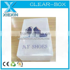 2013 New Clear Lady Shoe Storage Box thumbnail-1