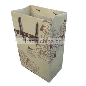 Handmade Brown Paper Shopping Bag thumbnail-5