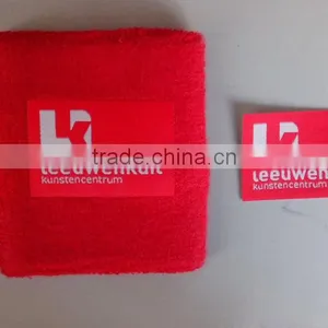 Hot Sales Personalized Cotton Sports Wristband With Zipper Pocket thumbnail-3