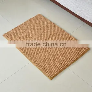 Chenille Short Pile Door Mat With Anti Slip Base thumbnail-2