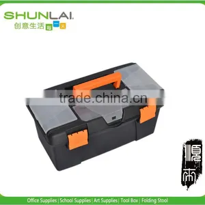 Plastic Waterproof Box 17" Foldable Plastic Storage Box thumbnail-1