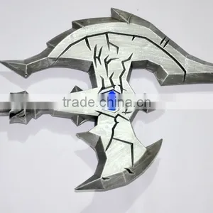 2016 New World of Warcraft Shadowmourne PU Foam Axe, Game Props Cosplay Tools thumbnail-2