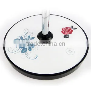 Metal Frame Tabletop Rotating Vanity Mirror With Lights Hollywood thumbnail-5