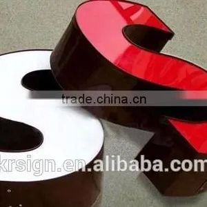 Acrylic Front-lit Channel Letters, Display Letters, Metal Laminate Letters on Foam thumbnail-2