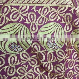 2015 Popular Design Nigerian Style Charming Big Voile Lace Polish Lace for Birde thumbnail-5