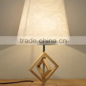 2016 New Wood Gift Lamp, Wooden Table Lamp, Table Lamp in Wood Base thumbnail-1