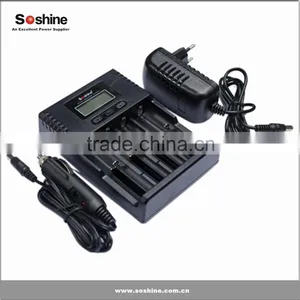 3.7V / 3.2V /1.2V Battery Charger Soshine SC-H4 Unversal Charger With CE / FCC/ Rohs Certificate thumbnail-1