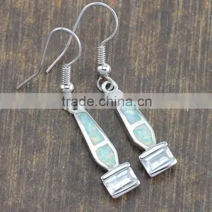 Latest Design Opal 925 Sterling Silver Fashion Earring 2015 thumbnail-1