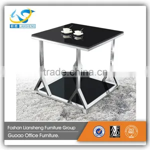 Modern Design Pure Top Glass Coffee Table CT108 thumbnail-1