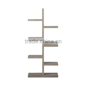 Cheap 7-Shelf Wooden Bookcase thumbnail-3