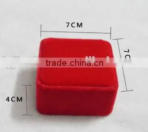 2015 Hot Sale Luxury Jewlery Set Box LuxuryVelvet Flannelette Flocking Custom thumbnail-1