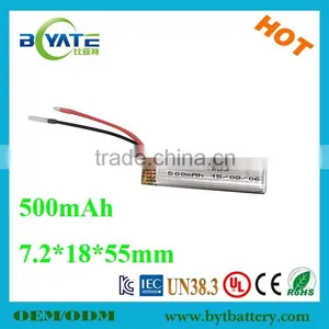 Newest High Quality 106090 3.7V/7.4V/11.1V/14.8V 1200mAh Lipo Battery for Wearable Device thumbnail-5