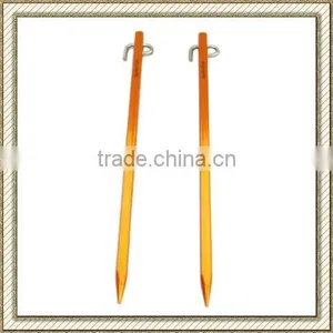 8"/12" Colored-Anodized Aluminum Alloy Camping Tent Peg/Tent Stake thumbnail-1