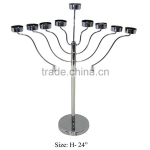 Candle Holder, Home Decor, Metal Candle Holder, Party Supplies thumbnail-1