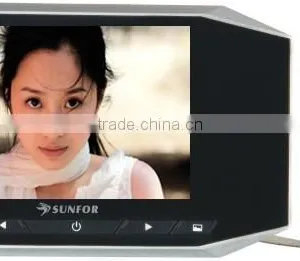 Speaker Function Door Viewer With Knocker,clear Camera Door Viewer Digital thumbnail-2