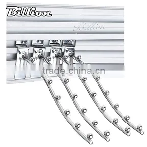 Metal Chrome Clothing Hooks Bead Hook Metal Board Hanging Hooks thumbnail-2