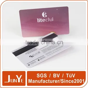 New Arrival Printing Blank Pvc Card Magnetic Stripe Plastic Card Quality Choice thumbnail-1