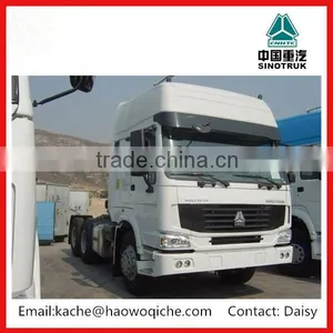 2016 New 80ton Sinotruk 371hp Howo 6x4 Tractor Truck for Ethiopia Market thumbnail-3