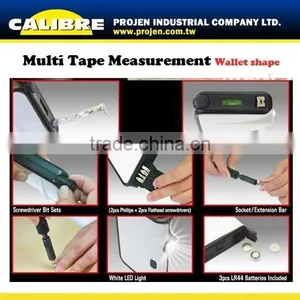 CALIBRE Promotion Gift Mini Multi Tools With Screwdrivers Multi Function Tool With Spirit Level thumbnail-1