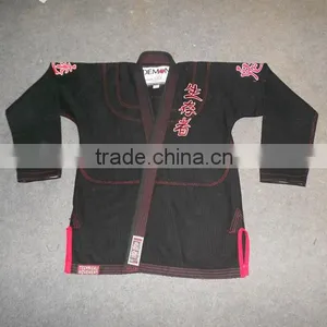 Black Color Brazilian Jiu Jitsu Kimono thumbnail-1