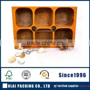 2015 Chinese Holiday Antique Wooden Coin Display Shadow Box thumbnail-1