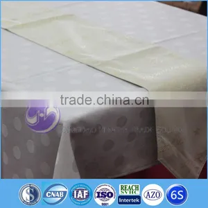Metallic Gold Printing Polyester Jacquard Square Table Runner Quality Choice thumbnail-1