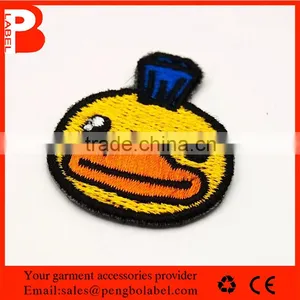 Custom Yellow Duck Embroidery Iron on Clothes Patch thumbnail-1