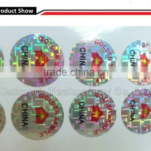 Holographic Destrucitlbe Vinyl Label Destructible Hologram Sticker thumbnail-1