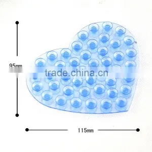 Big Heart Shape Magic Double Side Pvc Suction Cup Lifter thumbnail-4