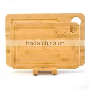 Eco-friendly, Factory Direct Anti-bacterial Large Bamboo Cutting Board thumbnail-1