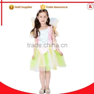 Carnival Party Pretty Princess Flower Girl Dance Dress Butterfly Wings Costume thumbnail-1
