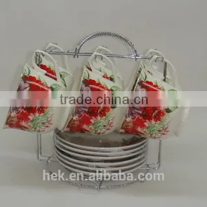 Personalized New Design Coffee Tea Mug ,porcelain Cup and Saucer thumbnail-6