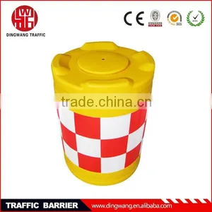 Popular Portable Yellow Plastic Road Barrier thumbnail-1