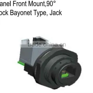 RJ45 Series, Panel Front Mount ,90 Degree,lock Bayonet Type, Ip67 Waterproof Connector thumbnail-1