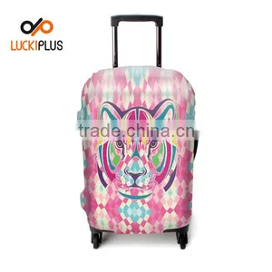 Luckiplus Resilient Spandex Trolley Case Cover Thick Elastic Luggage Cover thumbnail-4