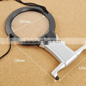 Desktop LED Magnifier /Magnifying Glass With Folding Stand And LED Light thumbnail-3