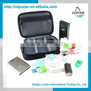 Home Travel Hard Driver Cable Storage Cases Digital Storage Organizer Bag thumbnail-3