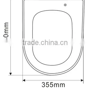 Bathroom Fitting Quality Slowly Down Toilet wc Seat And Cover thumbnail-2