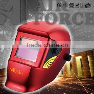 AF V350F-4 Riland Welding Helmet Protection for Welding Red Safety Helmet thumbnail-1