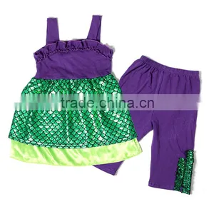 Fashion 2016 the Girl Mermaid Skirt and the Purple Shorts thumbnail-1