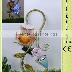 Solar Garden Metal Owl Hanging Spotlight thumbnail-1