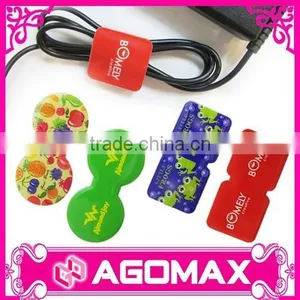 With Private Label Novelty Gift Printed Hook and Loop Cable Wrap thumbnail-1
