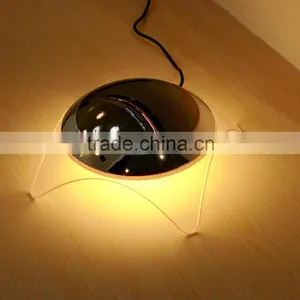 2015 Touch Sensor With Clock Dimmable Smart Warm White 5w Movable Silver New Led Desk Lamp thumbnail-2