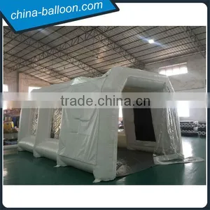 Super Quality White Color Inflatable Paint Booth / Inflatable Car Garage Tent thumbnail-1