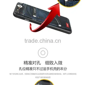 2016 Newest Mobile PhoneTPU +PC Cover Case Jeans Emboss Printing 3D UV Printing for IPhone 6 6s 6plus thumbnail-5