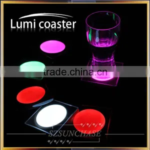 New Design Colorful LED Drink Coaster, Coaster Black Light thumbnail-1